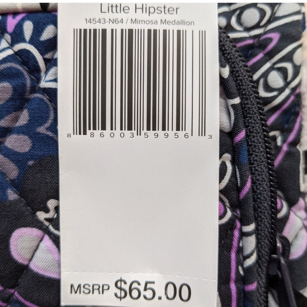 Vera Bradley Little Hipster Mimosa Medallion