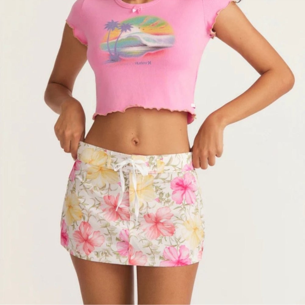LoveShackFancy x Hurley Floral Skirt NWT