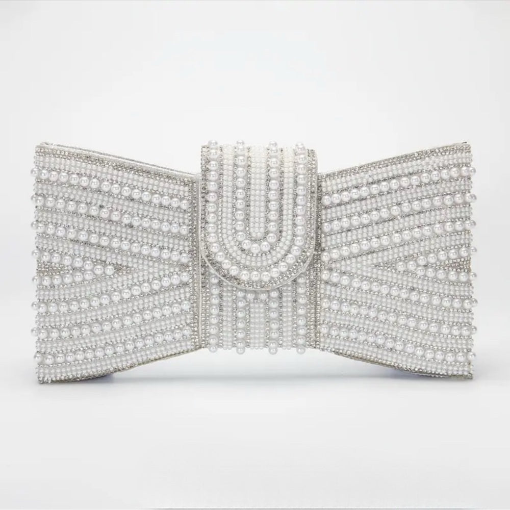 Rhinestone Pearl and Party Clutch