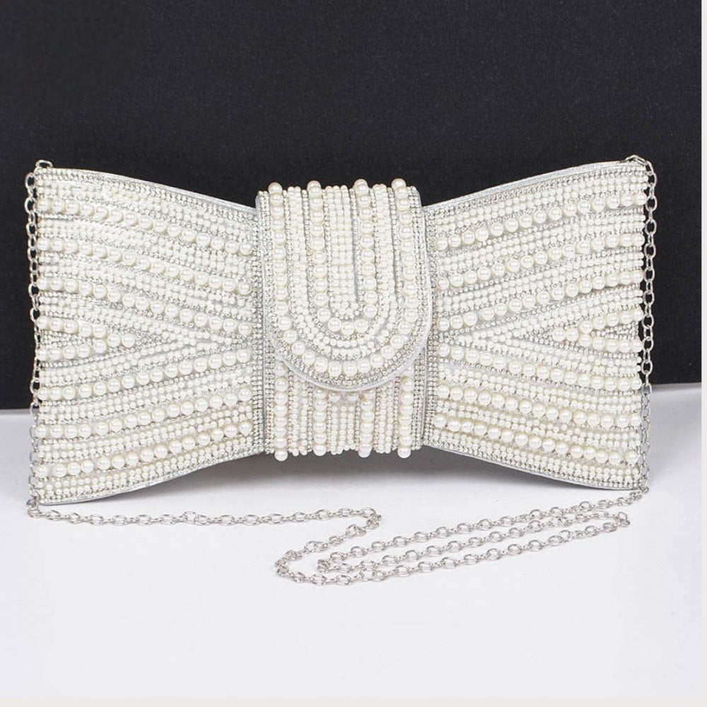 Rhinestone Pearl and Party Clutch
