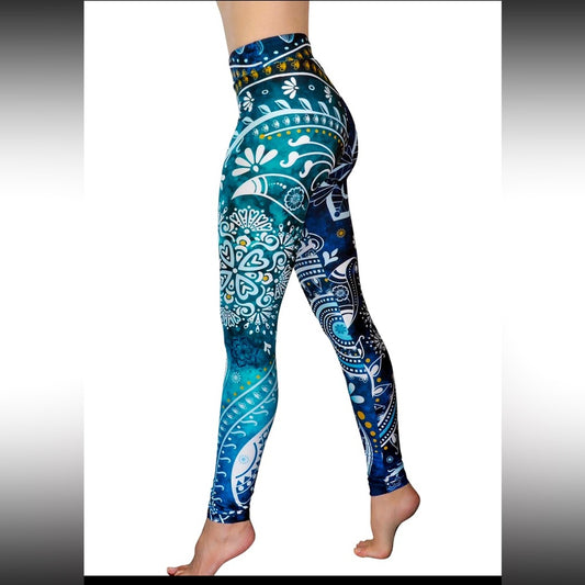 Aquamarine High Waist Leggings