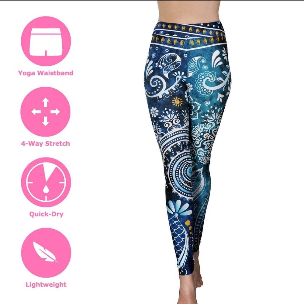 Aquamarine High Waist Leggings