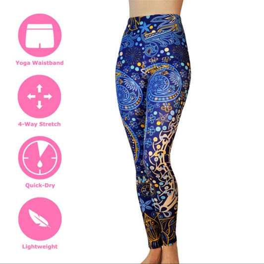 Deep Sea High Waist Leggings