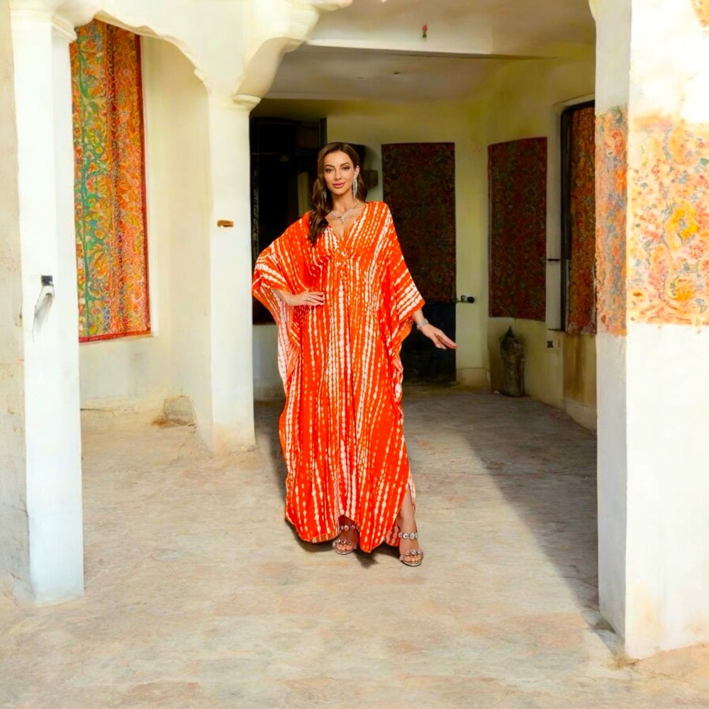 Vibrant Kaftan Dress