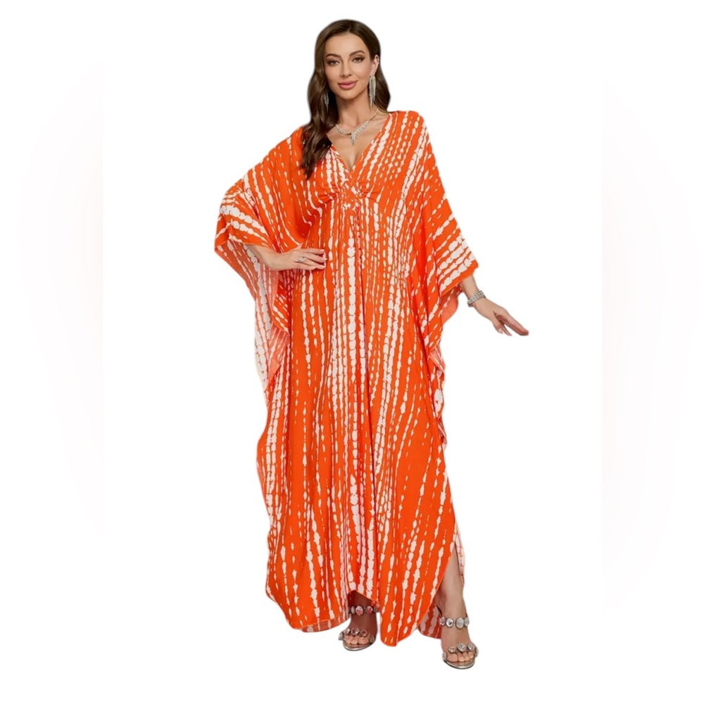 Vibrant Kaftan Dress