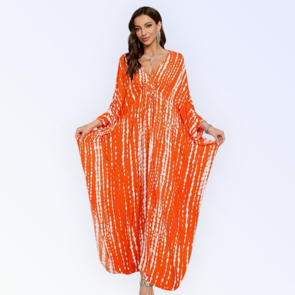 Vibrant Kaftan Dress