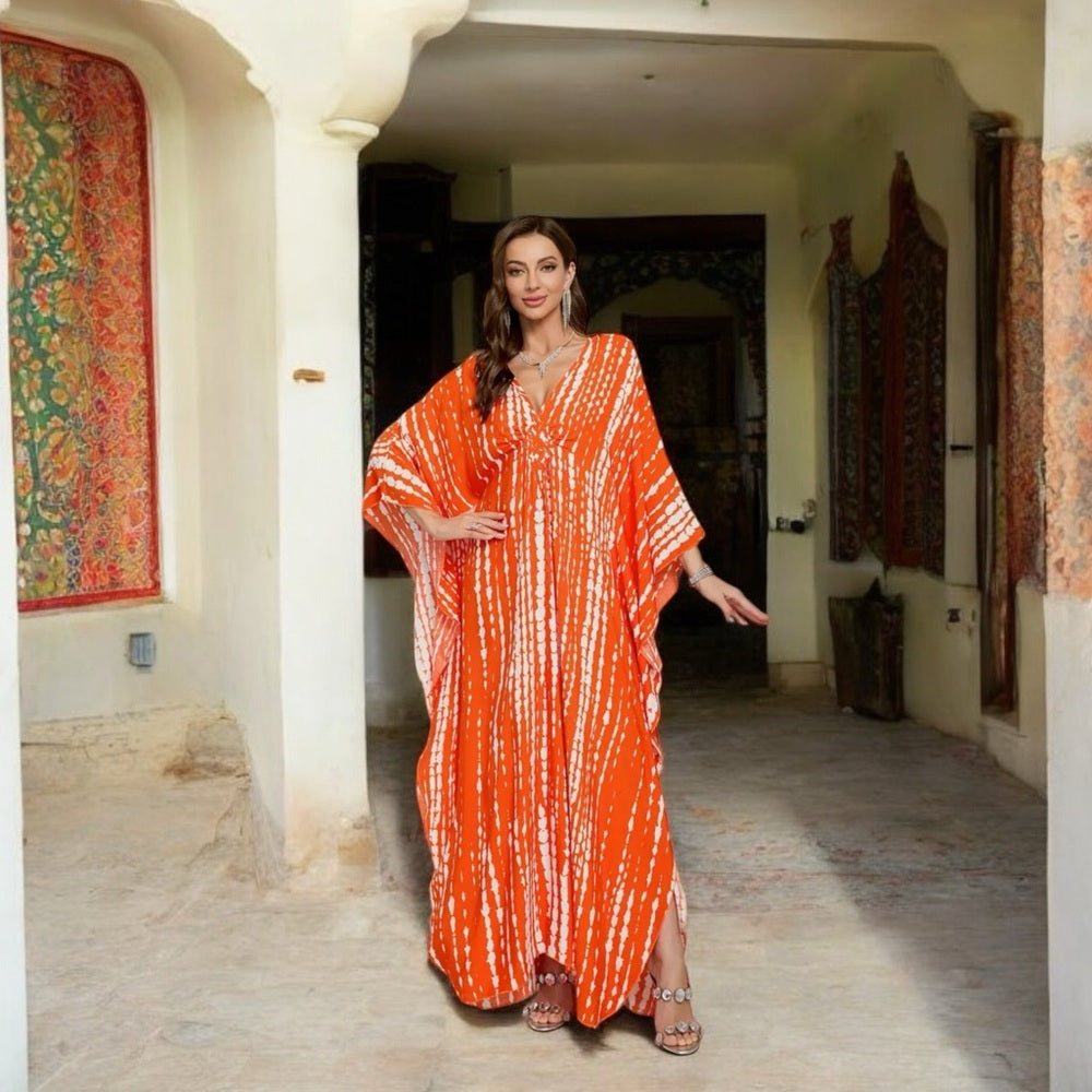 Vibrant Kaftan Dress
