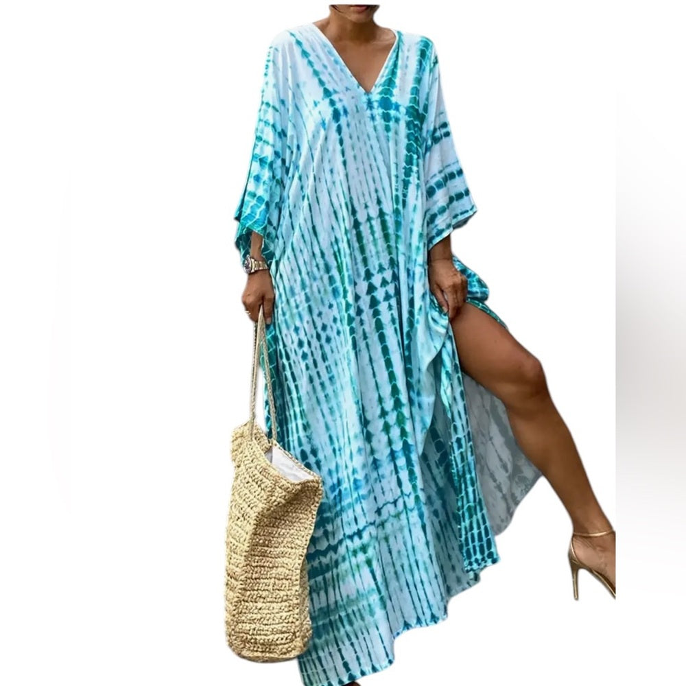 Vibrant Kaftan Dress