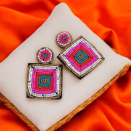 Colorful Beaded Earrings