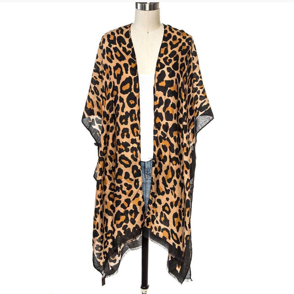 Leopard Print Fashion Kimono