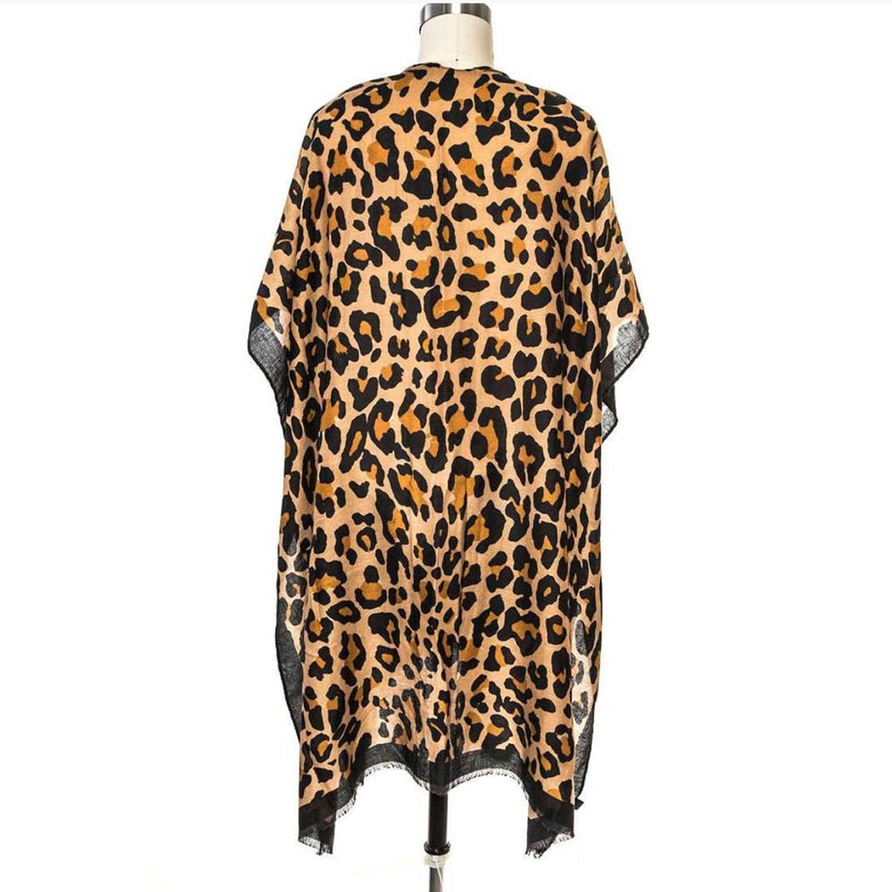 Leopard Print Fashion Kimono