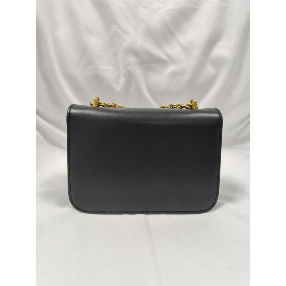 Tory Burch Eleanor Small Convertible Chain Women's Leather Shoulder Bag Black