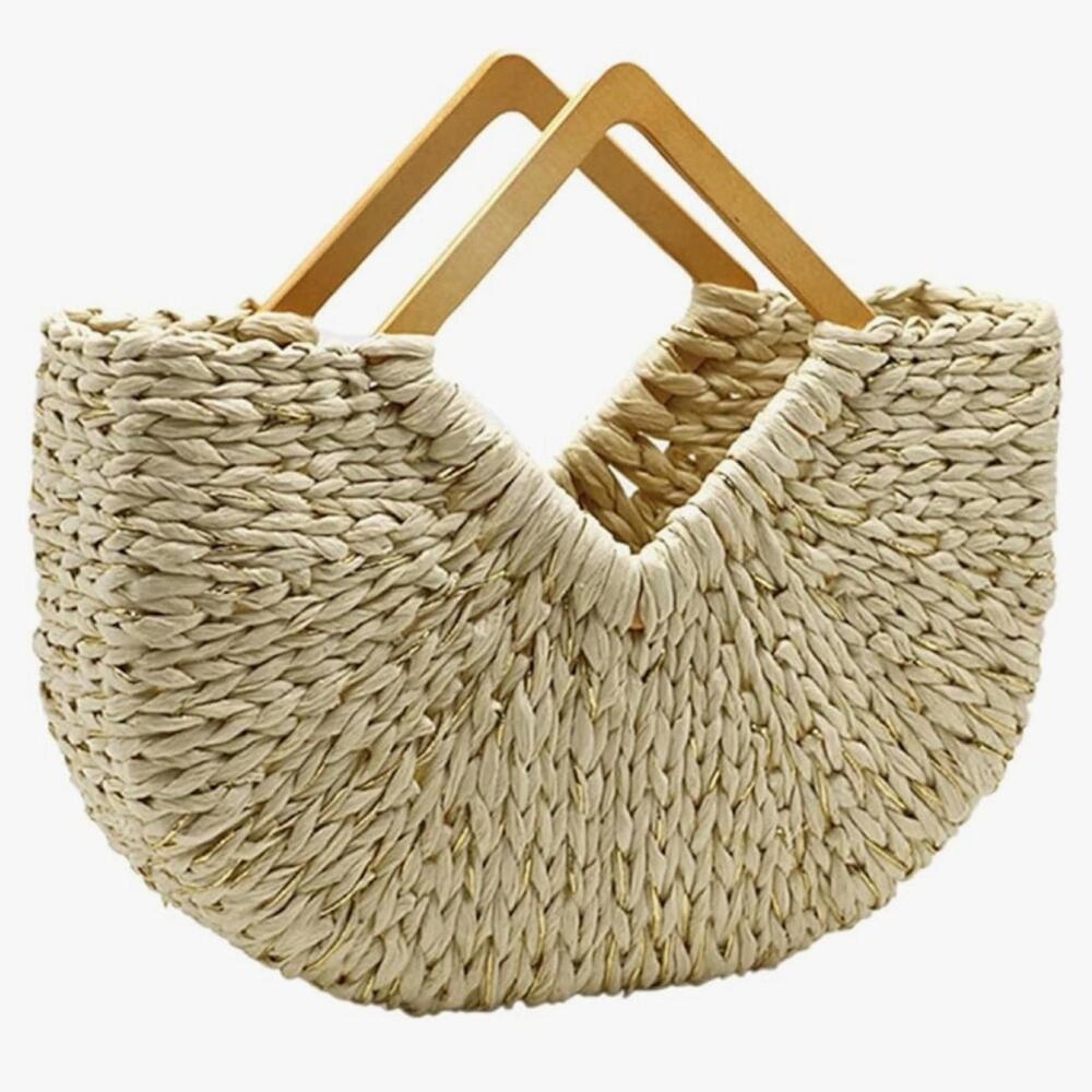 Chic Pink Woven Hand with Gold- NWT