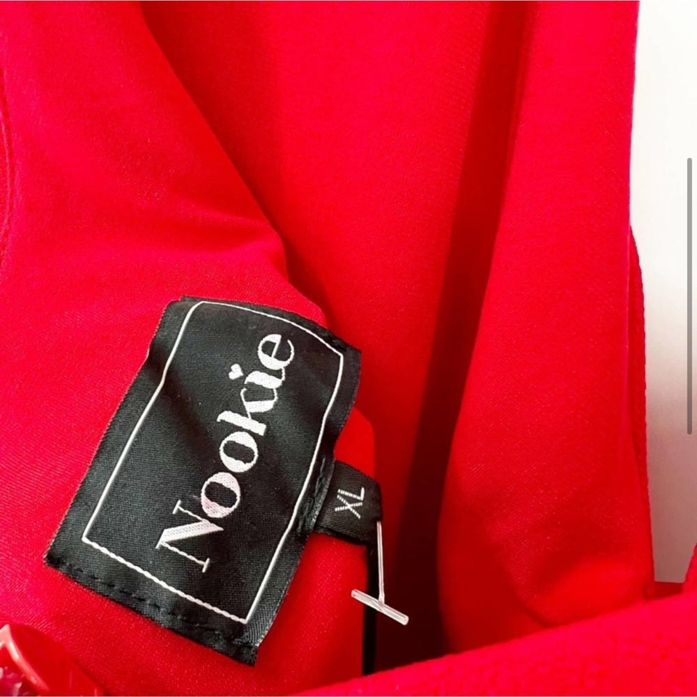 NWT Nookie Madonna Halter Neck Gown XL Red