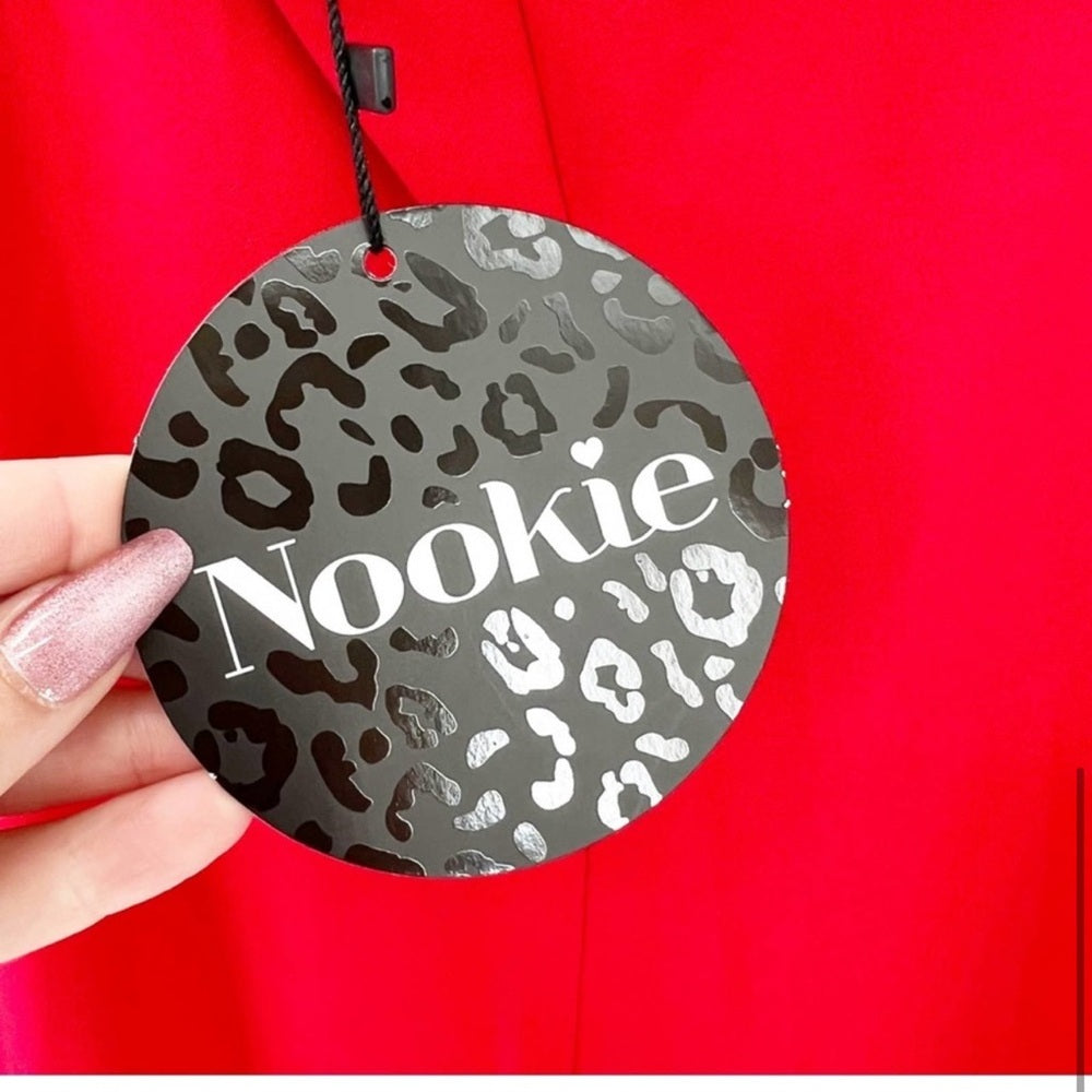 NWT Nookie Madonna Halter Neck Gown XL Red