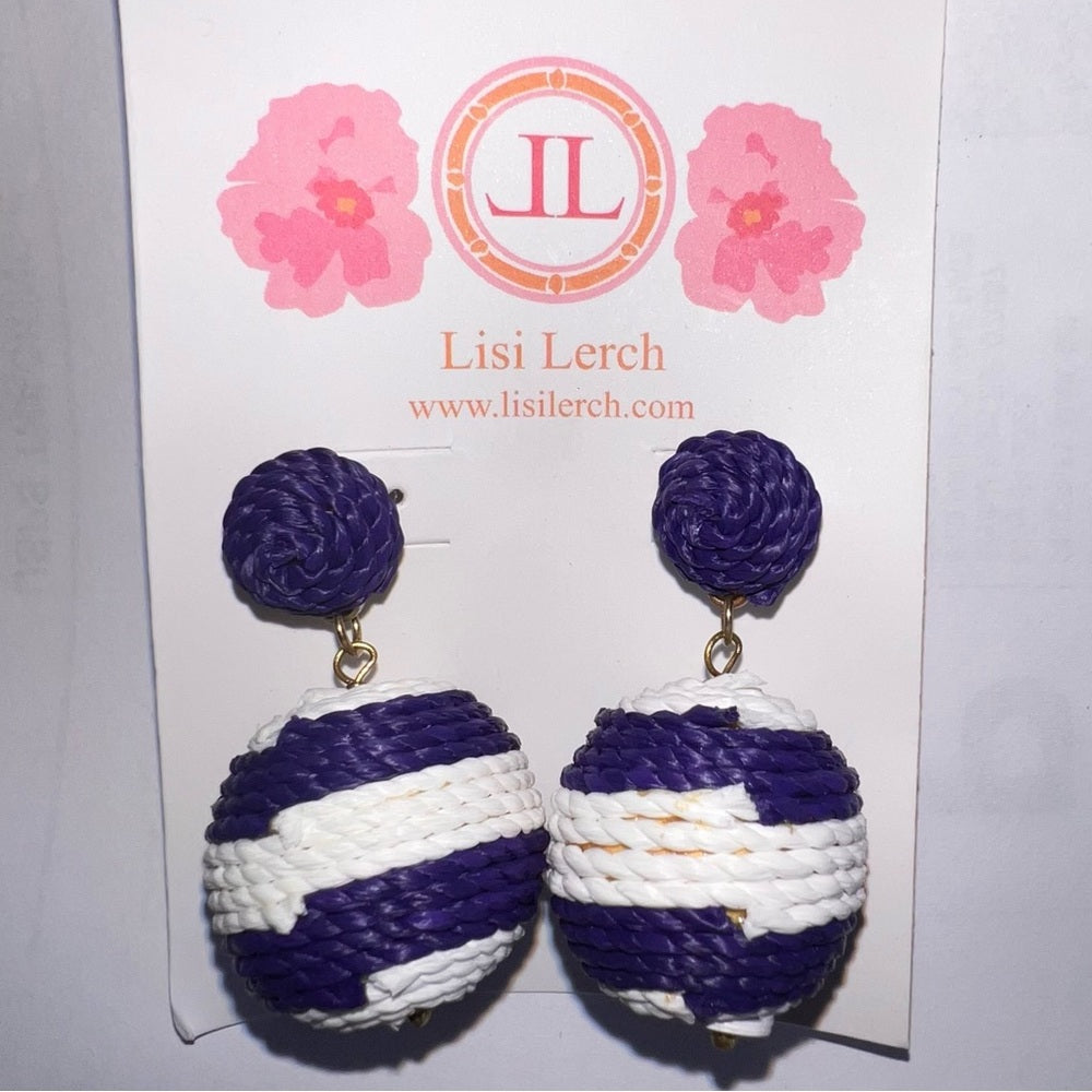 Lisi Lerch Blue and White Earrings