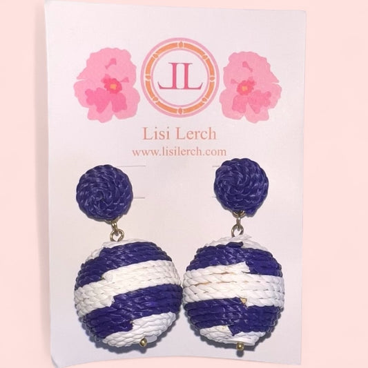 Lisi Lerch Blue and White Earrings