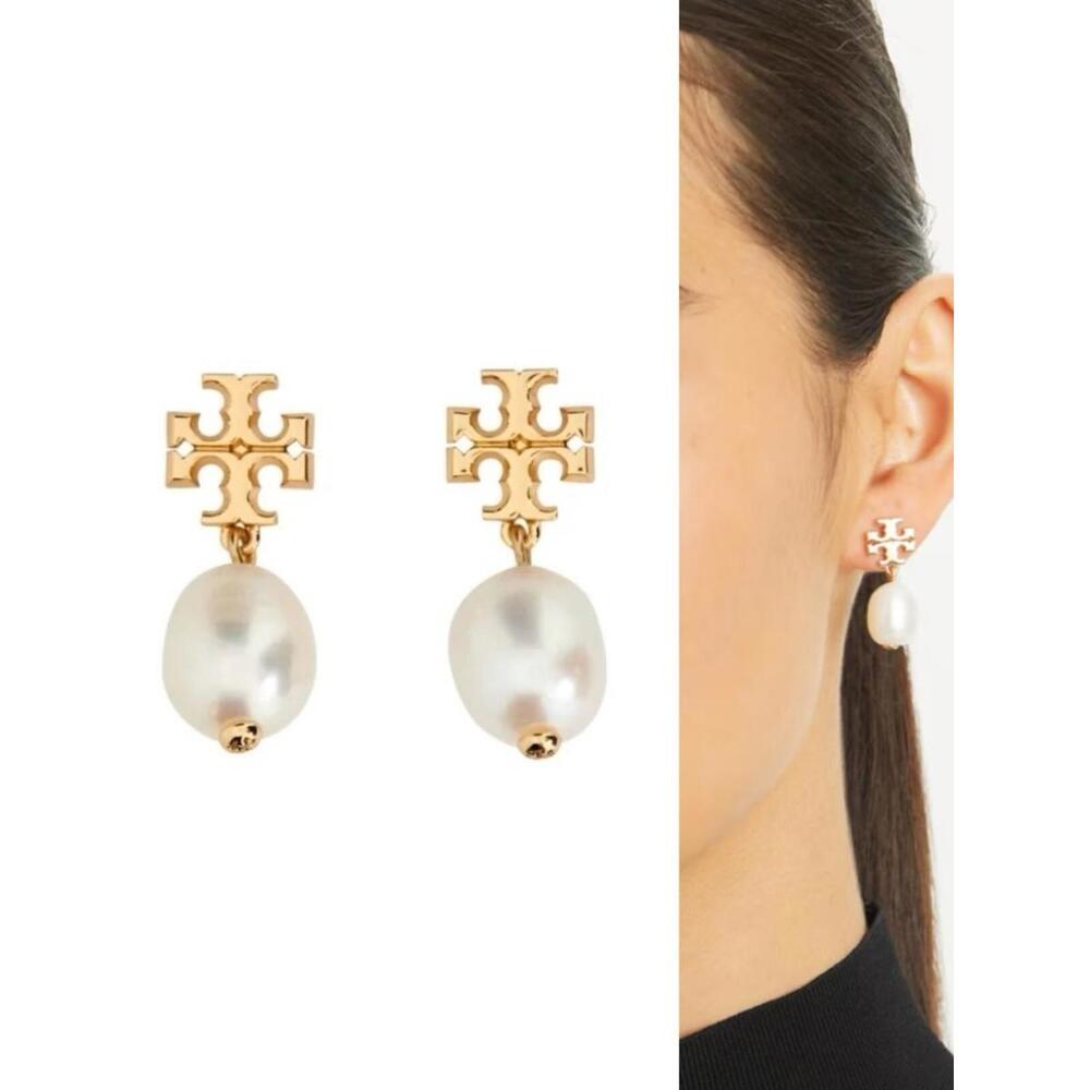 Stunning Tory Burch Pearl Drop Earrings