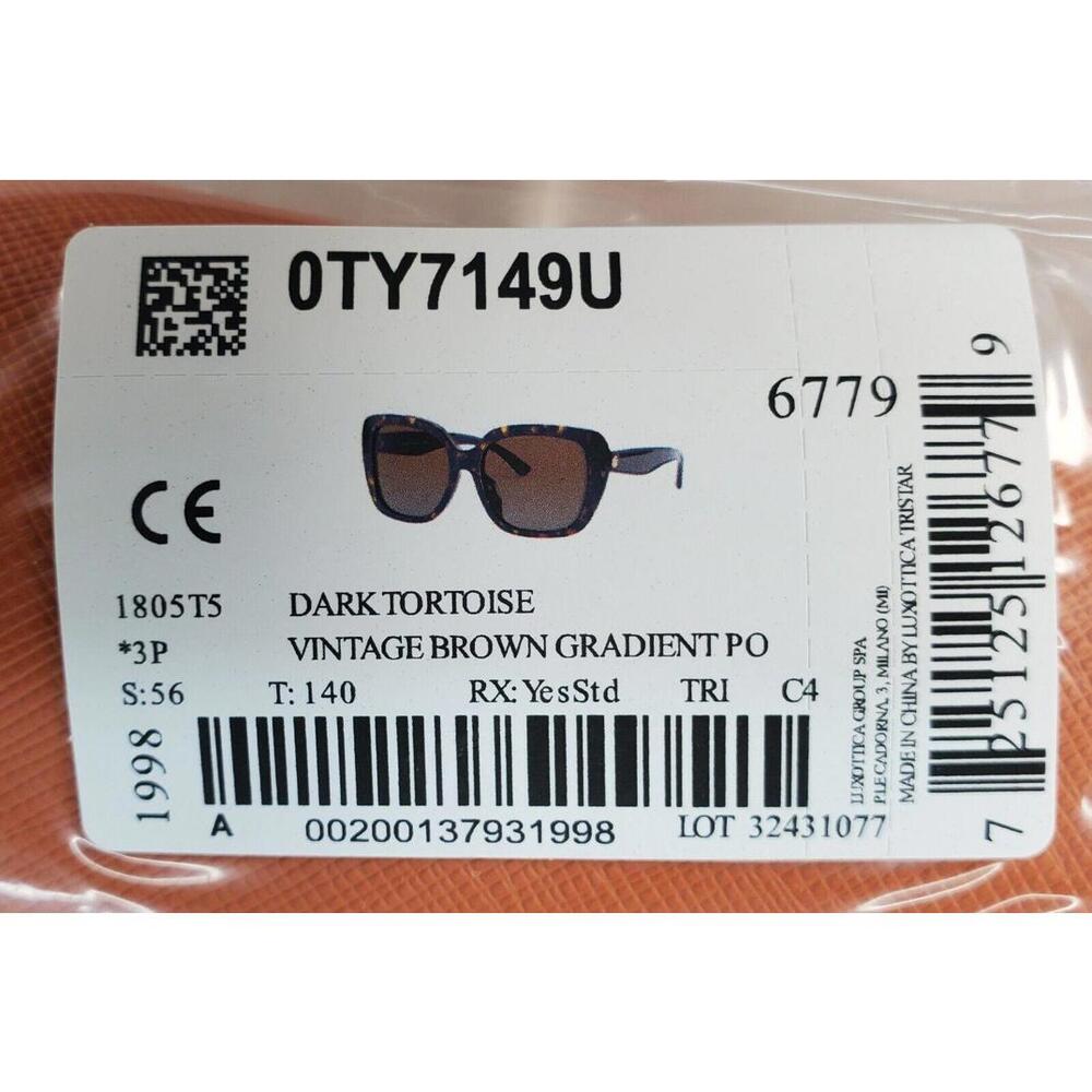 Tory Burch Vintage Brown Gradient Tortoise Sunglasses