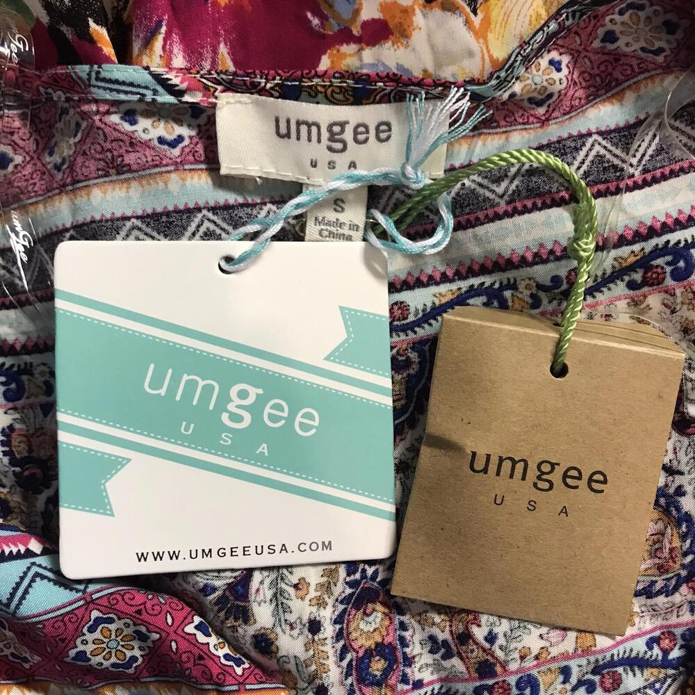 Umgee USA Floral Embroidered Dress - Vibrant & Stylish