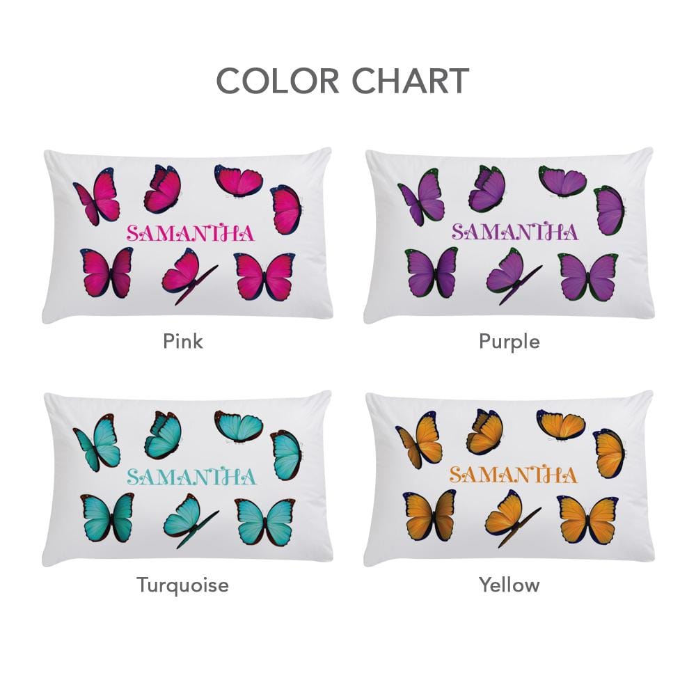 Butterfly Personalized Sleeping Pillowcase