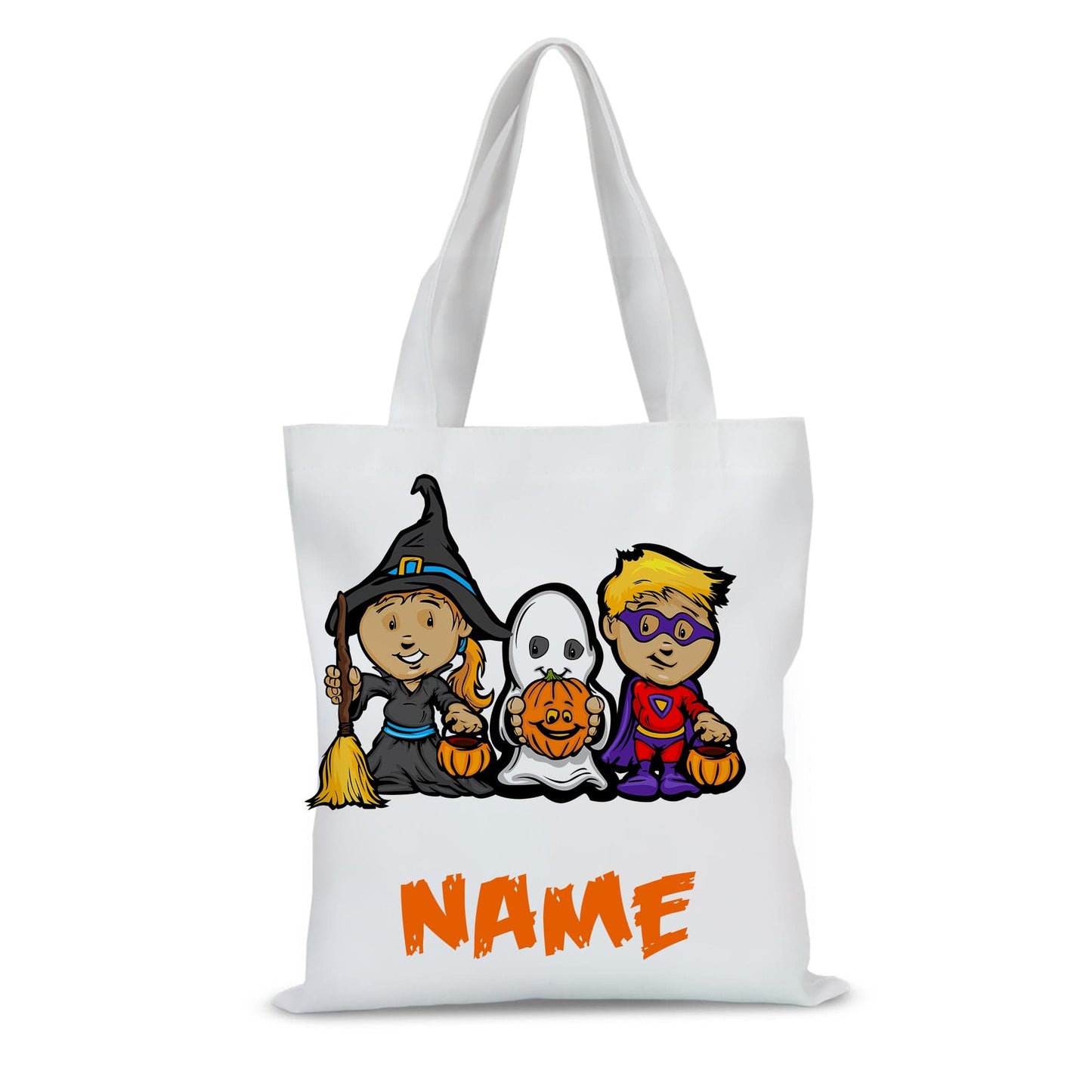 "Spooktacular Personalized Halloween Tote Bags: The Perfect Surprise for Your Little Monsters!"