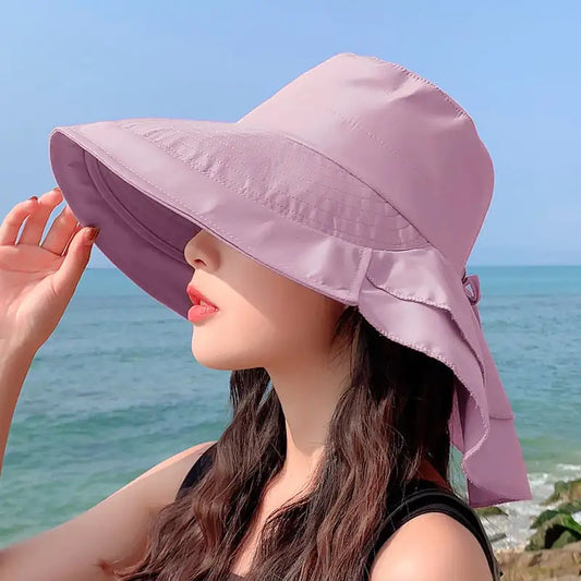 Summer Sun Hat for Women with Neck Protection