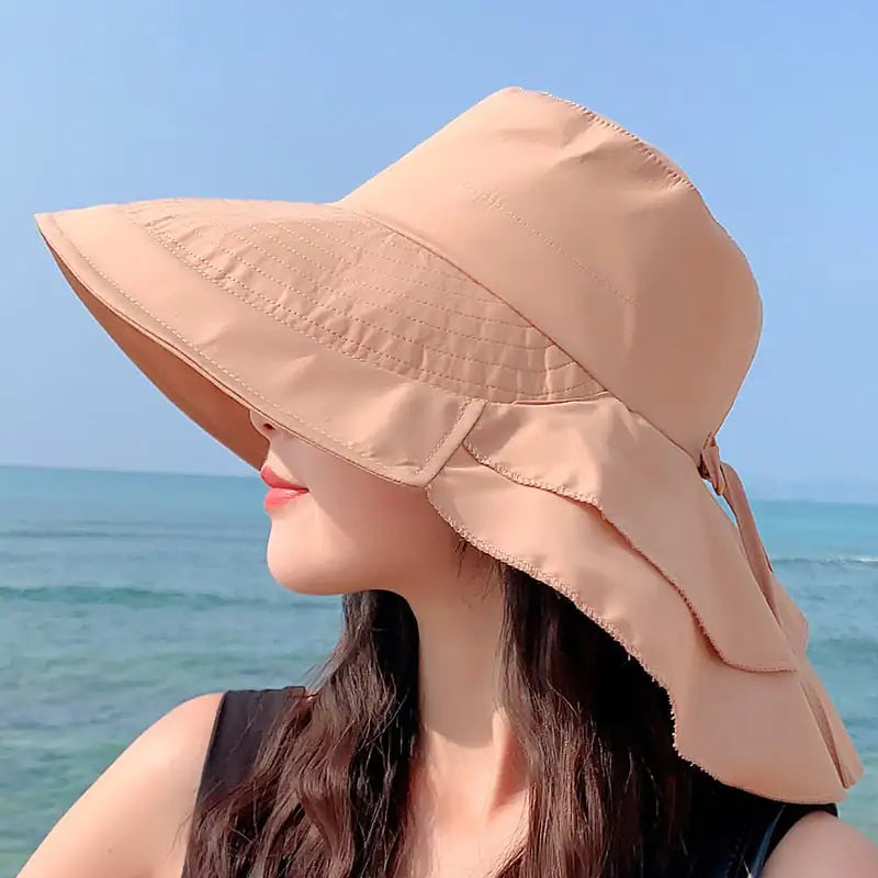 Summer Sun Hat for Women with Neck Protection