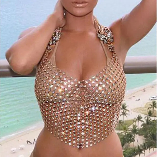Exaggerated Body Chain, Summer Fashion Bikini Accessory
