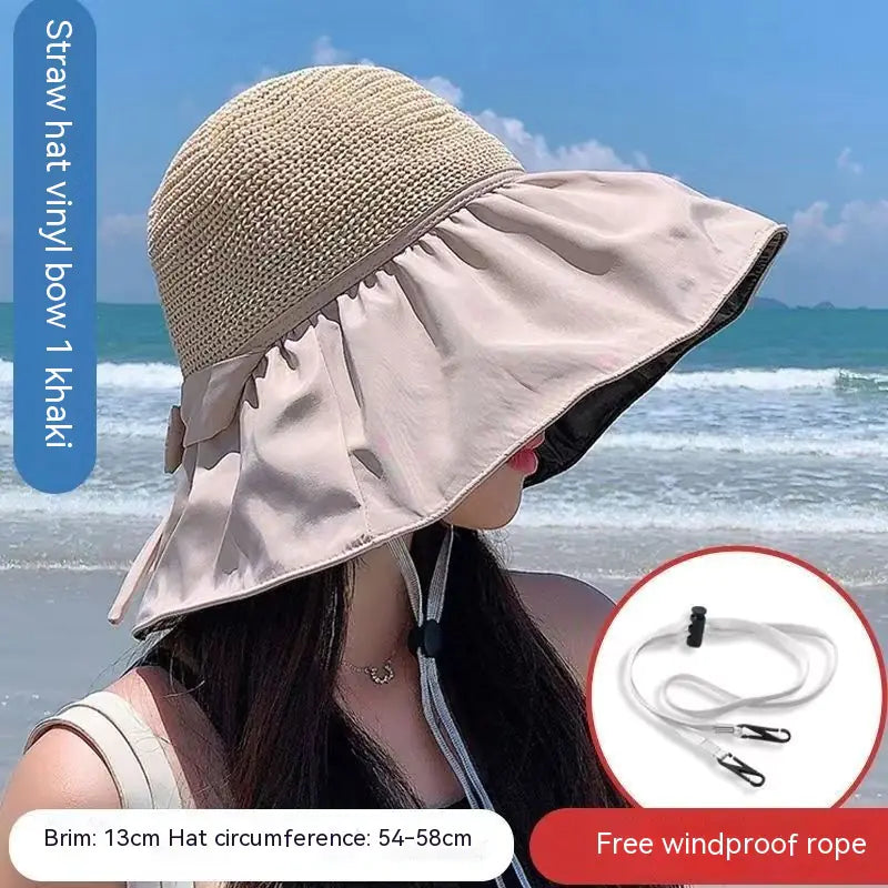 Folding Sun Hat with UV Protection for Women